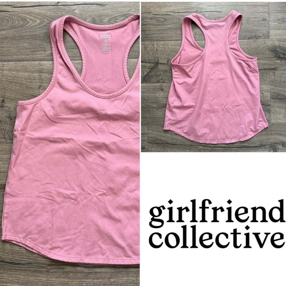 Girlfriend Collective Pink Workout Yoga Tank Top size Medium Women
